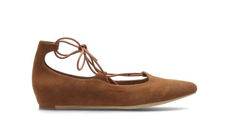 Coral Melody Tan Suede Clarks