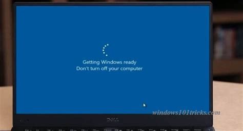Fix Windows 10 Stuck At Getting Ready Screen After Update Installation