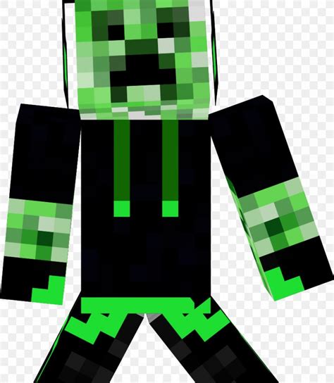 Minecraft Creeper Theme Skin Character Png 854x982px Minecraft