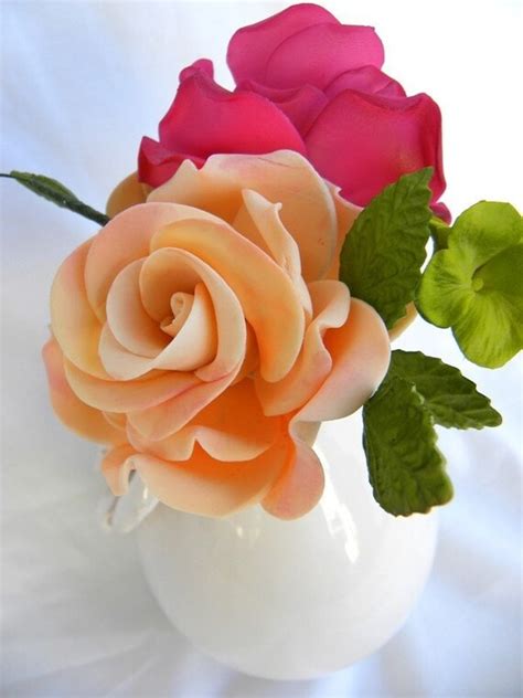 Items Similar To Sugar Flower Cake Topper Rose Full Choose Any Color