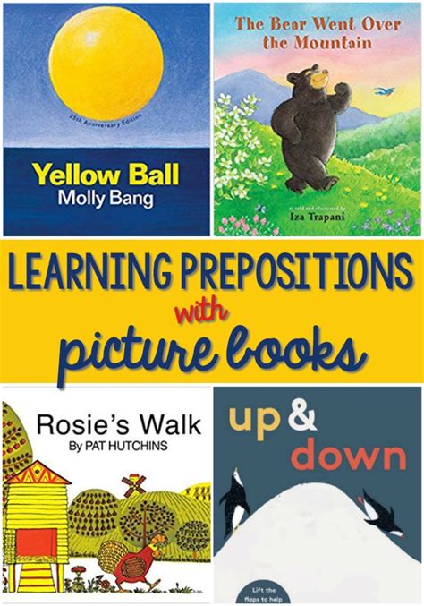 Learn prepositions of place and movement for kids. Teaching Prepositions with Picture Books - Pre-K Pages