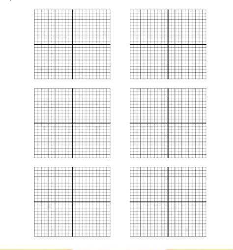 Free Printable Coordinate Graph Paper Template Pdf