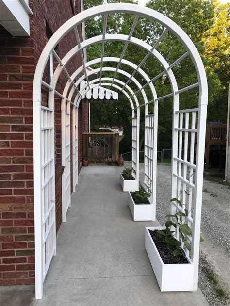 Arbor Covered Walkway Covered Walkway Garden Arch Outdoor Structures