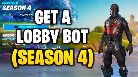 How To Get A Lobby Bot In Fortnite Chapter 3 Season 4 Youtube