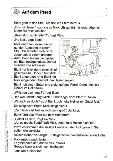 Leseproben grundschule klasse 4 deutsch. Lese- Rechtschreibförderung