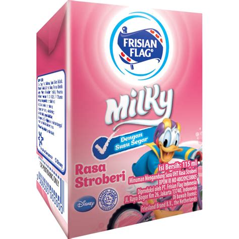 Iklan ini merupakan iklan susu bendera jaman dulu. Jual Susu UHT Frisian Flag Milky Strawberry 115ml | Alfacart