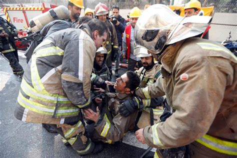 Tehran More Than 20 Firefighters Dead In Iran Building Collapse Cnn