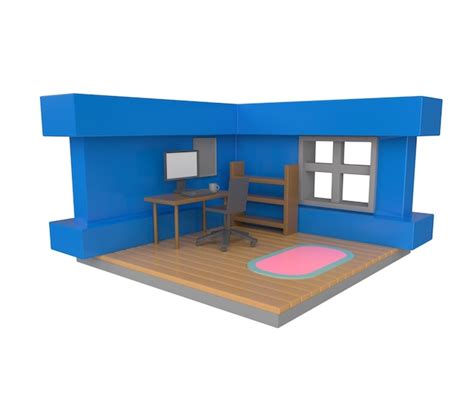 Premium Photo Minimal 3d Illustration Living Room Interior Design
