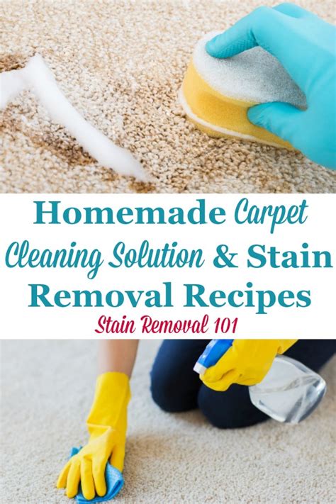 Homemade Carpet Cleaning Solution And Stain Removal Recipes