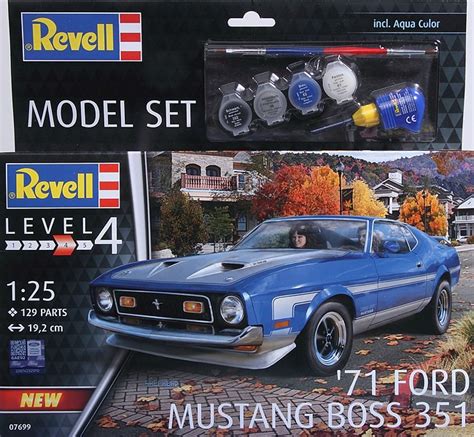 Model Set 71er Ford Mustang Boss 351 In 125 Von Revell 07699