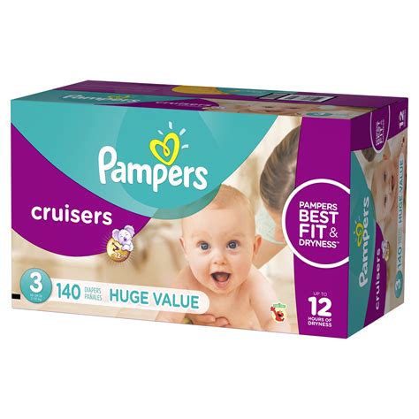 Swaddlers Disposable Baby Diapers Economy Pack Plus 140 Count Pampers
