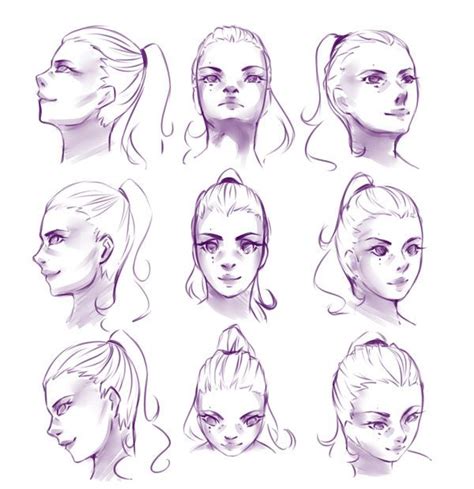 Drawing Faces From Different Angles Face Angles Drawing At
