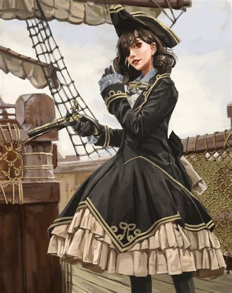 Pirate Girl By Aylar Ghasemi Reasonablefantasy Anime Pirate Girl