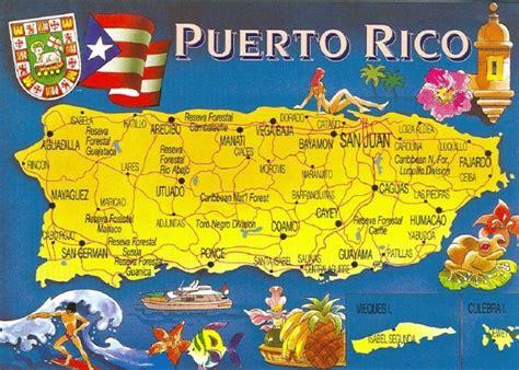 Mapa De Puerto Rico | Puerto Rico - Images, Wallpapers, And Much More