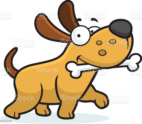 Cartoon Dog Bone Stock Illustration Download Image Now Animal