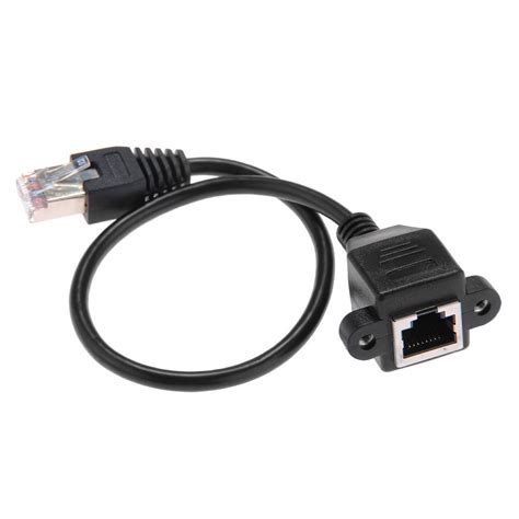 Make sure you know what you are buying before you get cat 5 wiring is a standard for ethernet connections in which a cable jacket contains four twisted pairs of copper wires. 1FT RJ45 Male to Female Screw Ethernet LAN Network Extension Cable PK 4894462510728 | eBay