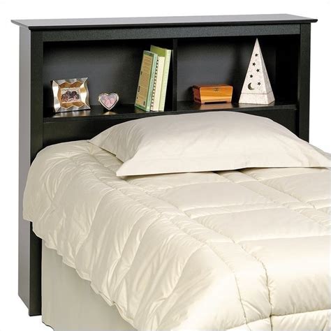 Bowery Hill Twin Bookcase Platform Storage Bed In Black Bh 241151 253362