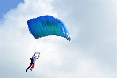 Parachutists Flying In The Air Editorial Stock Image Image Of