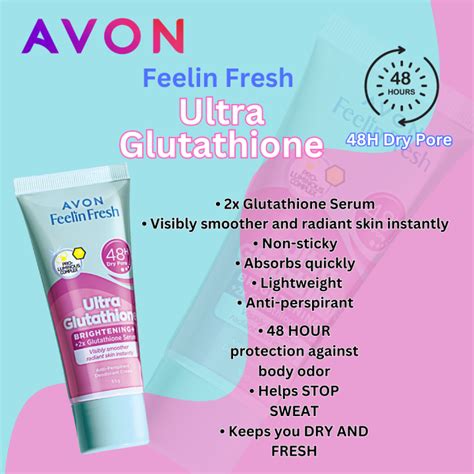 Avon Feelin Fresh Ultra Glutathione Quelch 55g Lazada Ph