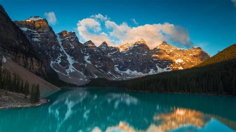 Download Wallpaper 1920x1080 Lake Mountains Forest