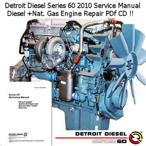 Detroit Diesel Series 60 Service Manual Diesel Engine Repair Workshop