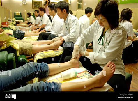 Foot Massage Based On Traditional Chinese Acupuncture Whose Focus Is The Foot Taipei Taiwan