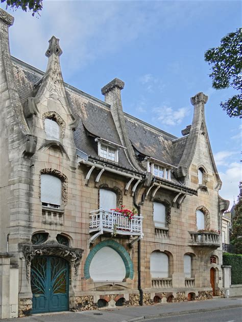 Maison Huot De Style Art Nouveau Nancy Façade De La Mais Flickr
