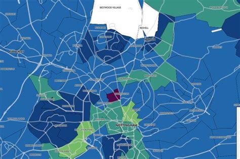 Nottingham Coronavirus Map Shows The True Divide In Cases Across The