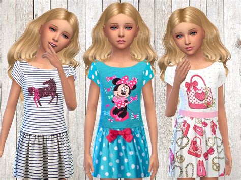 Sims 4 Ccs The Best Summer Fun Dresses By Sweetdreamszzzzz