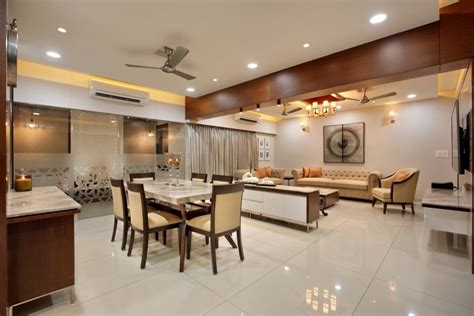 3 Bhk Flat Interiors The Oak Woods Vadodara Studio7 The