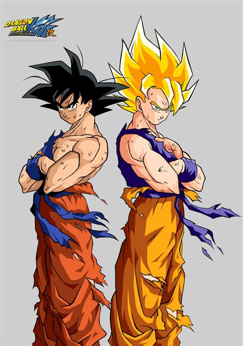 Image Goku Normal And Super Sayian Ultra Dragon Ball Wiki