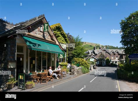 Roadside Cafe Grasmere Lake District Cumbria England Uk Stock