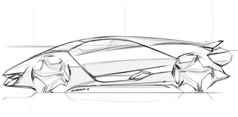 Car Side View Sketch At Explore Collection Of Car