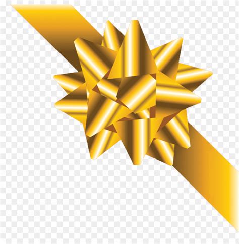 Free Download HD PNG Gold Gift Bow Png PNG Image With Transparent Background TOPpng
