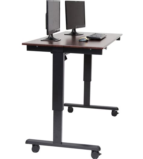 How can i change the height of the motorized desk? Motorized Standing Desk in Computer and Laptop Carts