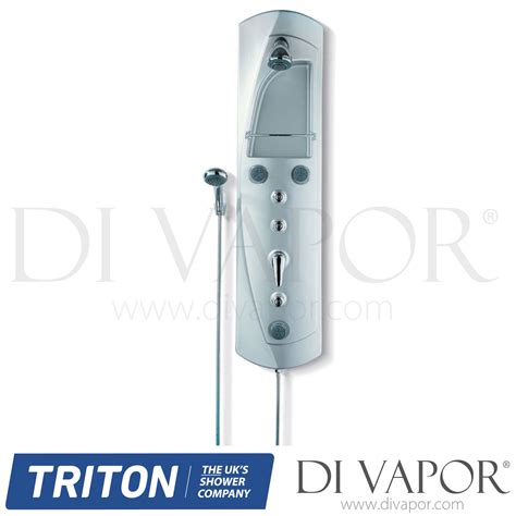 Triton Shtw2400 Unichrome Manual Shower Tower Whitechrome Spare Parts