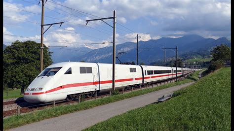 Herzlich willkommen auf dem offiziellen kanal der deutschen bahn ag. Züge in der Schweiz - Deutsche Bahn DB ICE1 - YouTube
