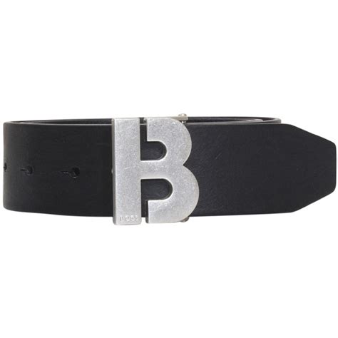 Hugo Boss Men S Belt B Icon V Genuine Leather Black Sz Joylot Com