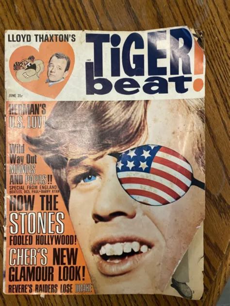 Rare Lloyd Thaxtons Tiger Beat Magazine June Picclick