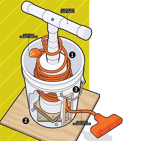 Store Your Extension Cords Without Tangling Them Up