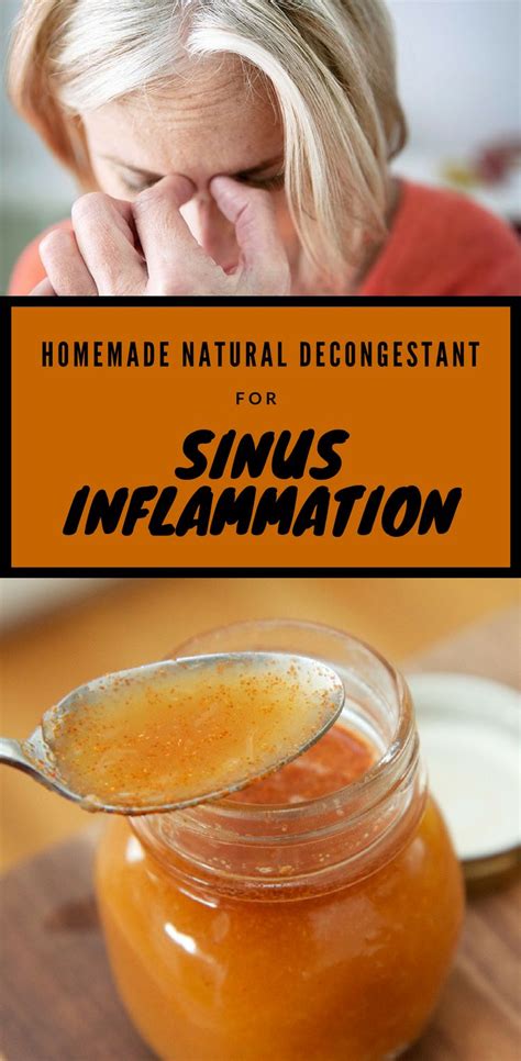 Homemade Natural Decongestant For Sinus Inflammation Justbeautytips
