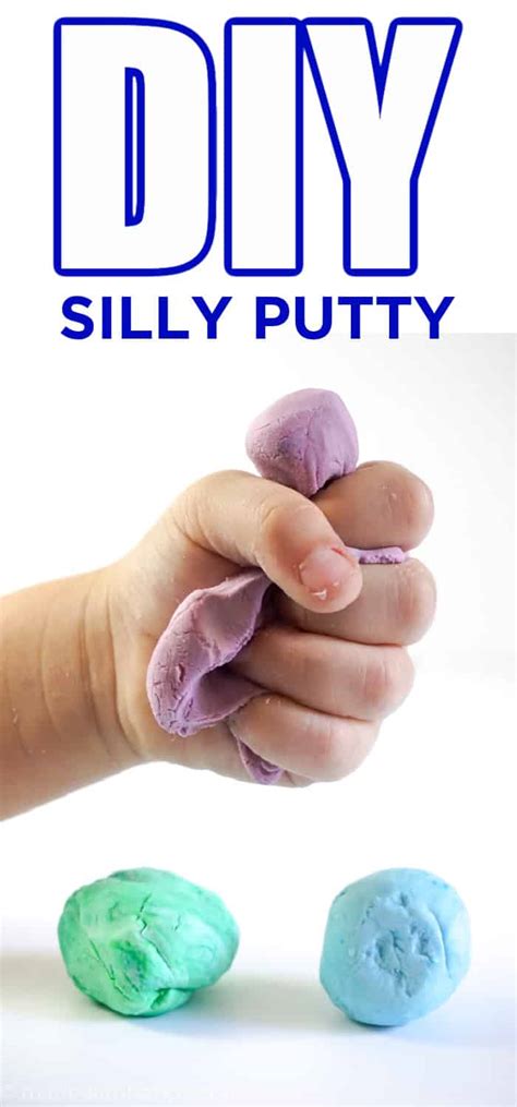 How To Make Silly Putty Two Ingredients Made With Happy