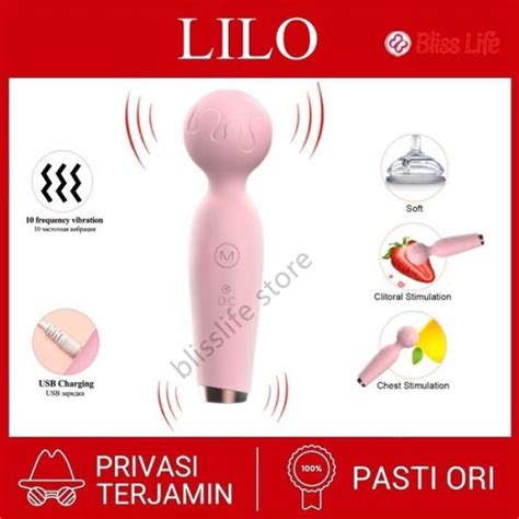Jual Lilo Dildo Vibrator Sexy Toys Wanita Alat Bantu Seksual Wanita Sex