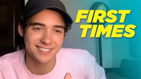 Joshua Bassett Tells Us About His First Times Youtube