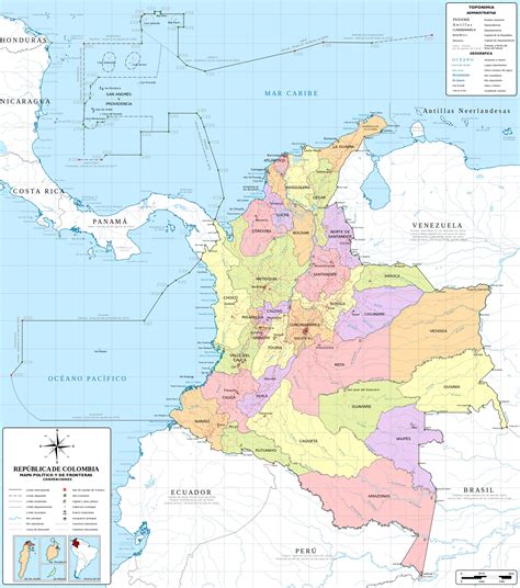 Lista Imagen Mapa De Colombia Y Sus Regiones Alta Definici N