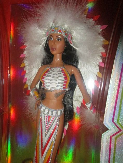 Lot Madame Du Barbie Cher Indian Half Breed Bob Mackie Black Label