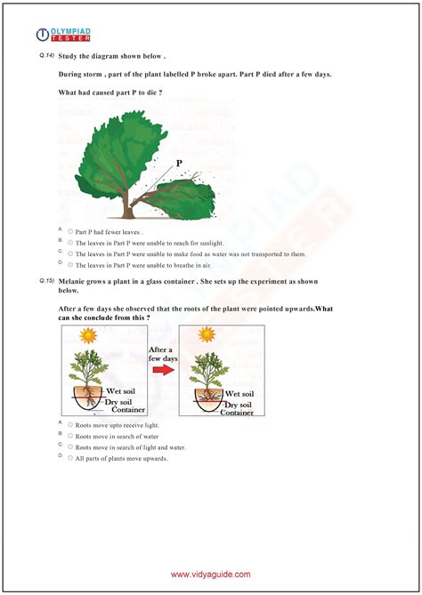 Choose the correct conjunctions given below Download Grade Science Olympiad Sample papers as PDF ...