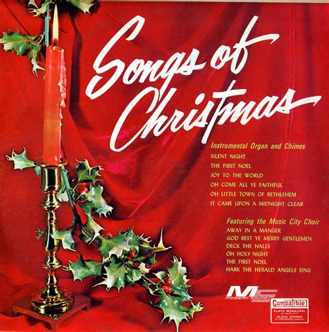 Music City Choir Songs Of Christmas Ms531 Christmas Vinyl Record