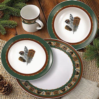 Find the best prices for dinnerware sets at shop better homes & gardens. Feather Dinnerware | Rustic dinnerware, Dinnerware ...