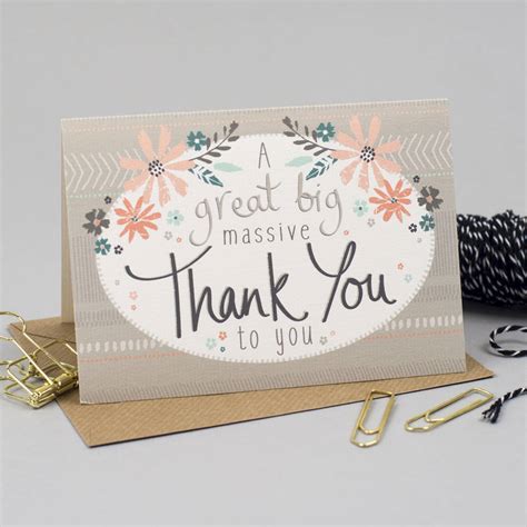 Thank You Cards By Tandem Green